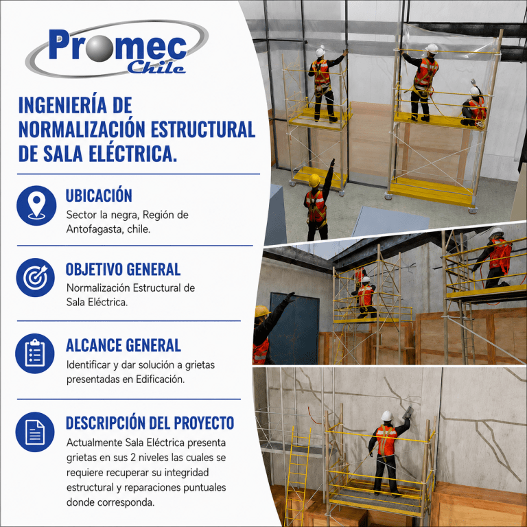Ingeniería de Normalización Estructural de Sala Eléctrica N°7, PAC 3