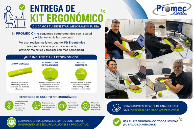 Promoviendo una cultura de bienestar y prevención en Promec Chile 💙